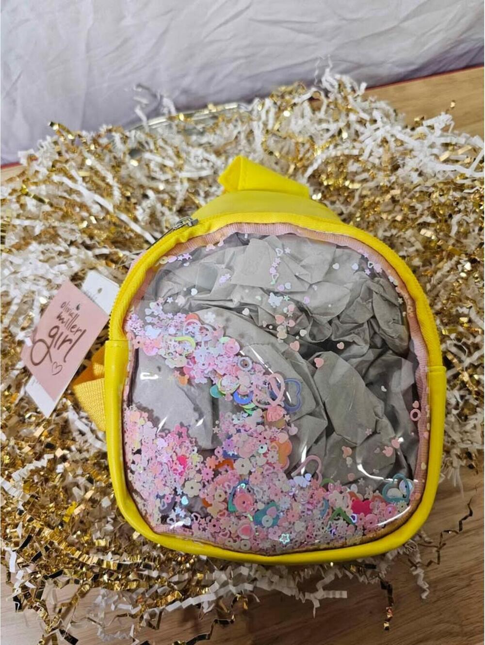 Olivia Miller Girl Mini Yellow Backpack Purse – New